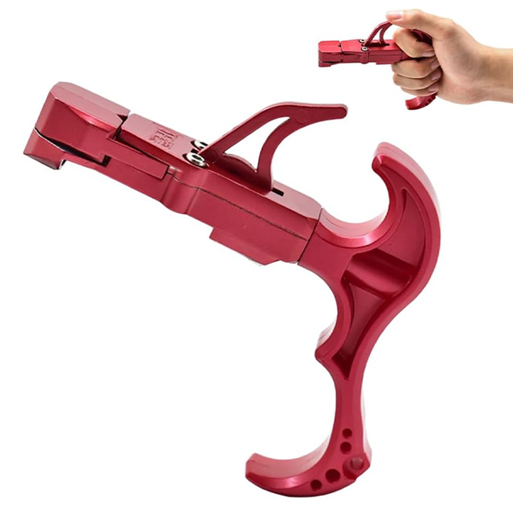 Liberación de tirachinas de acero inoxidable - Compatible con carretes de pesca