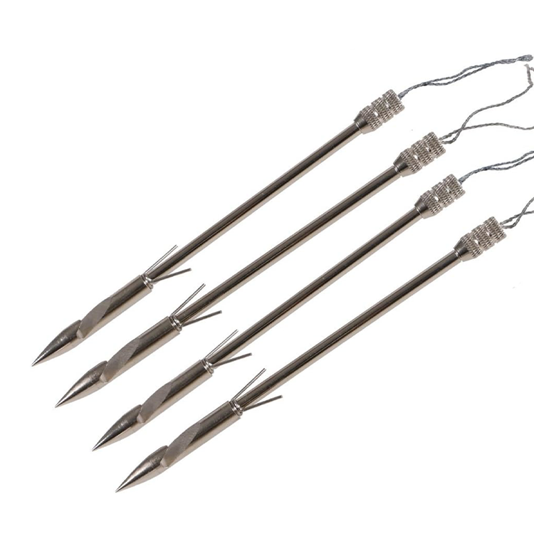 Pack de 10 Dardos de Pesca em Aço Inoxidável
