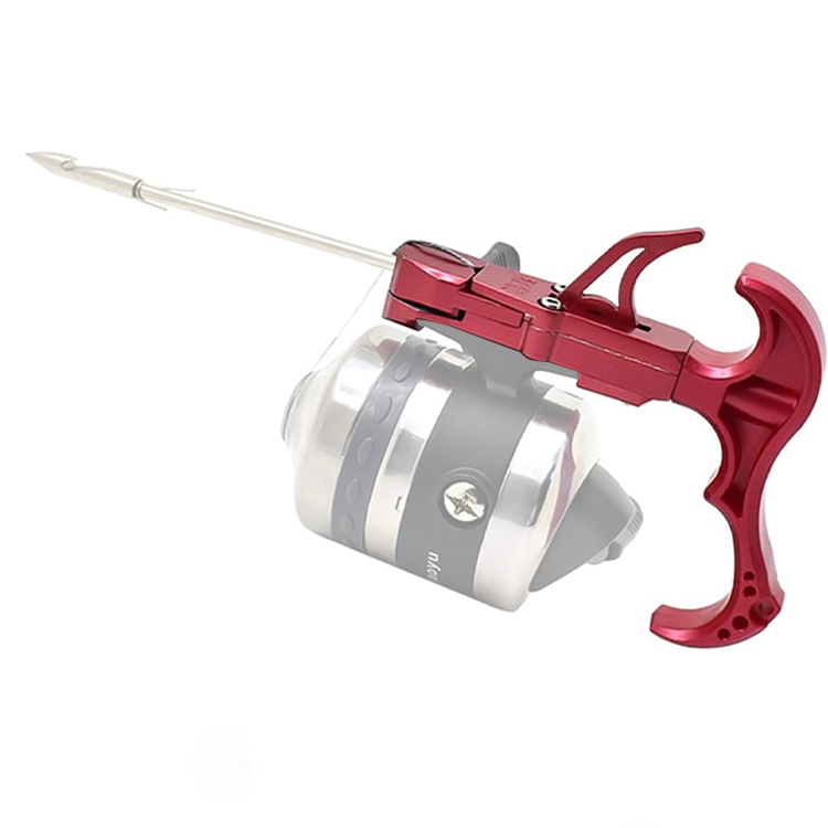 Liberación de tirachinas de acero inoxidable - Compatible con carretes de pesca