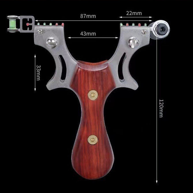 Semplice - Lanciagranate per caccia e tiro laser con manico in legno