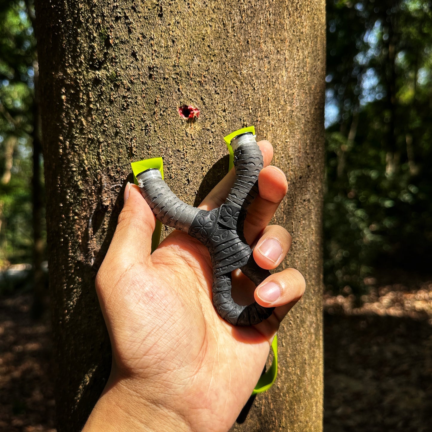 Esfera - Tirachinas portátil ligero de acero inoxidable con cabeza redondeada