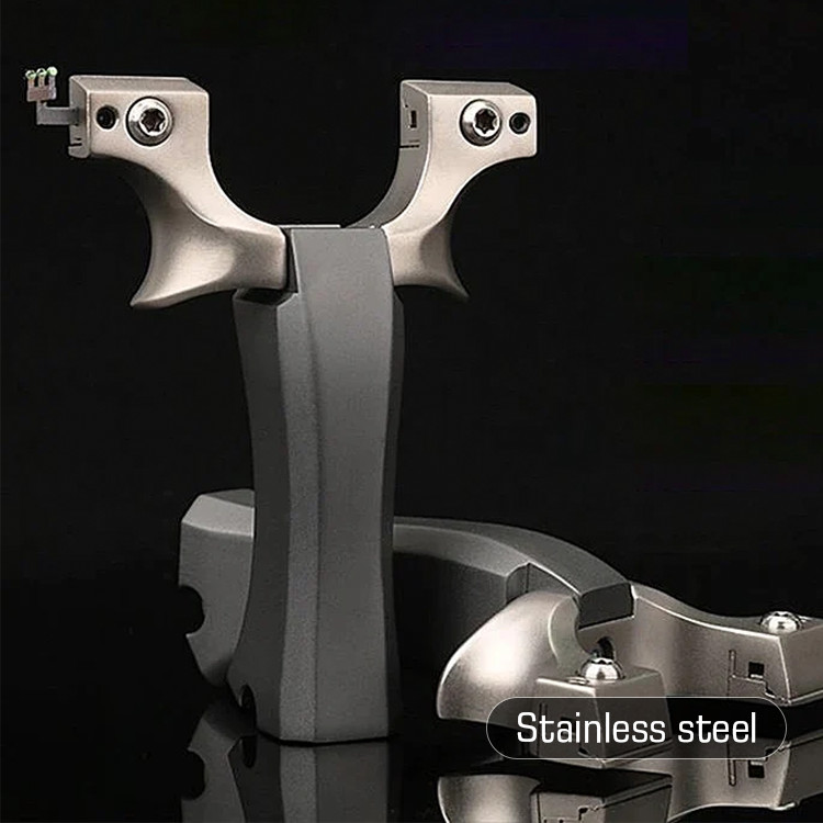 Sharp - Stainless Steel Shooting & Hunting Slingshot