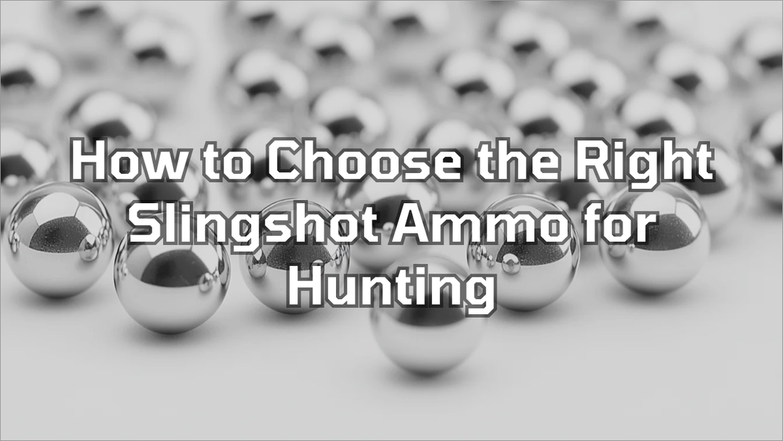 How to Choose the Right Slingshot Ammo for Hunting | HawkSling Guide