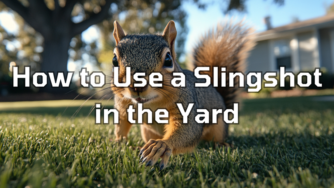 How to Use a Slingshot in the Yard | HawkSling Guide