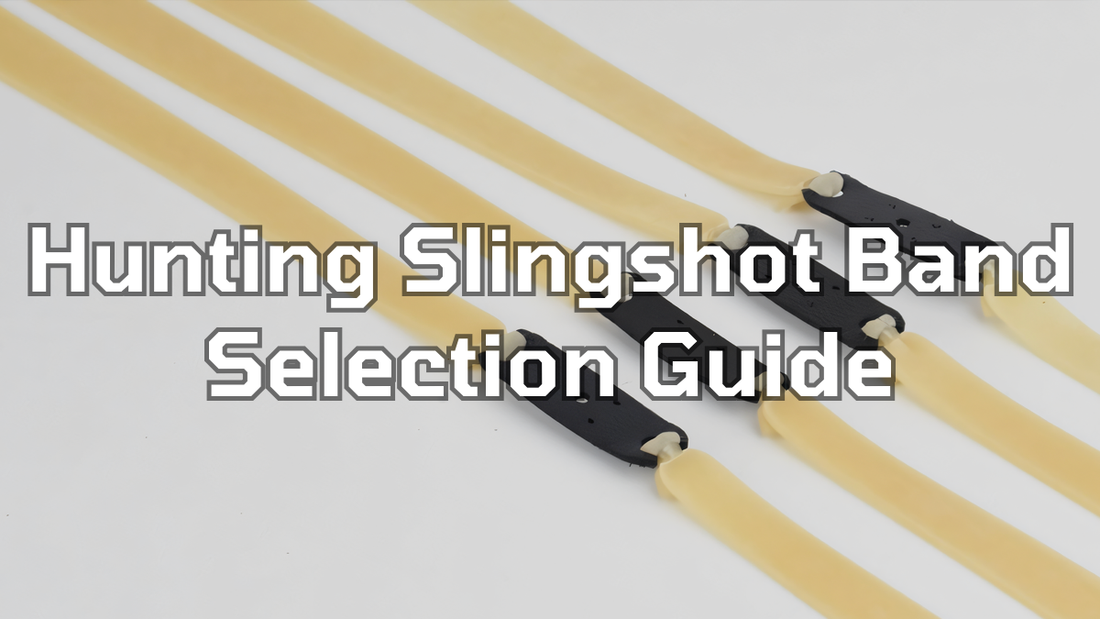 Hunting Slingshot Band Selection Guide: Flat Bands vs Tubular Bands | HawkSling Guide