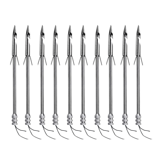 10-Pack Stainless Steel Fishing Darts