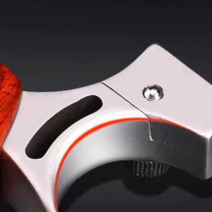 Stainless Steel Wooden Handle Laser Slingshot