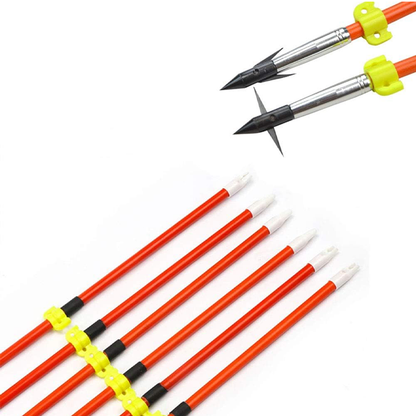 5-Pack high-quality fiberglass arrows