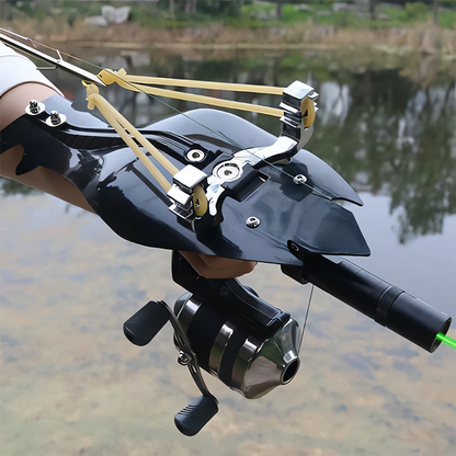 Angler - Tirachinas láser para pesca al aire libre